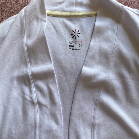 Isaac Mizrahi open front cardigan with pockets - Picture 4 of 6
